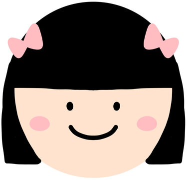 A smiling girl