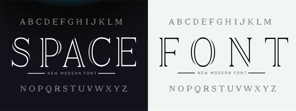 Luxury modern beauty logo alphabet font. Typography fashion elegant classic letters serif italic fonts decorative wedding vintage logos. vector illustration