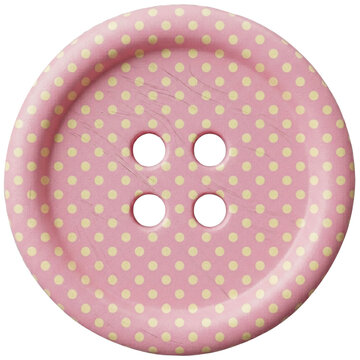pink sewing button