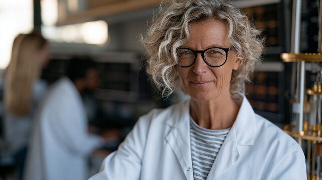 Quantum computing specialist in a university research lab adjusts superconducting qubit arrays inside a cylindrical cryogenic chamber, surrounded by colleagues reviewing probability matrices on wall