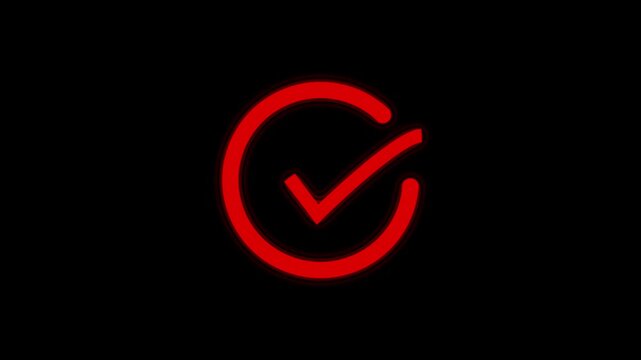 Green check mark and red x on green background perfect for decision making illustration on positivity and negativity. Suitable for business 