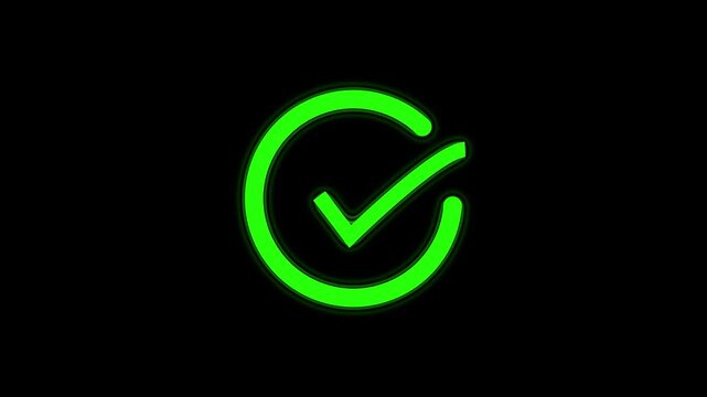 Green check mark and red x on green background perfect for decision making illustration on positivity and negativity. Suitable for business 
