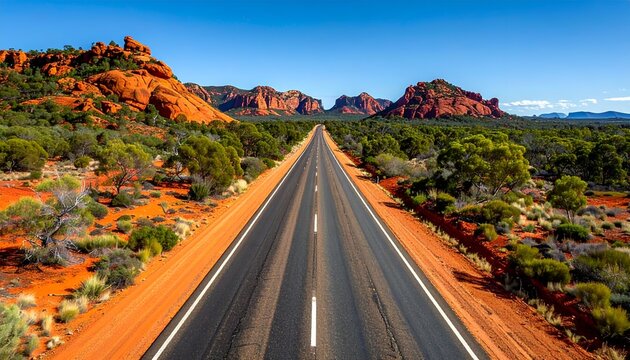 鉛筆画「A road to Arizona」 B5大サイズ Arizona Highway Imagens