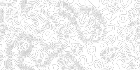 Fototapeta premium Seamless Abstract Topographic Contour Map Pattern with Soft White Elevation Layers and Smooth Organic Geographic Line Art on a Clean Transparent Background