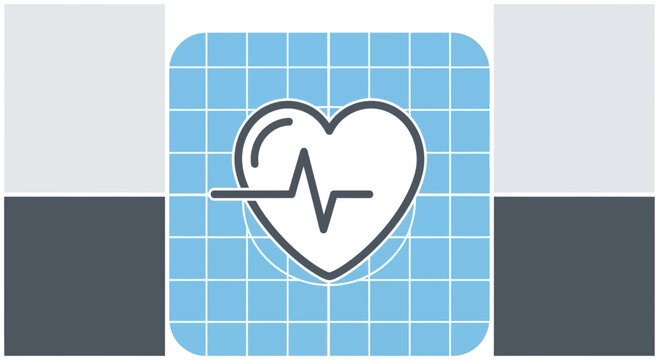 Heartbeat Symbol Design Represents Medical Healthcare And Vital Signs Concept Perfectly