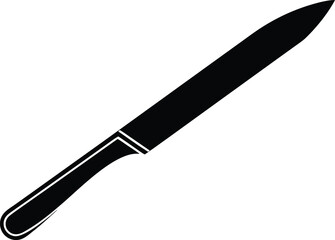 Fototapeta premium Kitchen chef knife cooking utensil