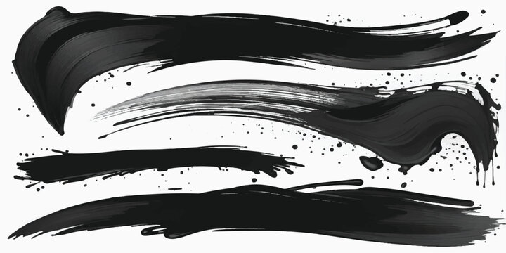 Abstract vector illustration of a splashing blue wave featuring a black and white shark with a dolphin silhouette and whale isolated on a clean liquid drop background