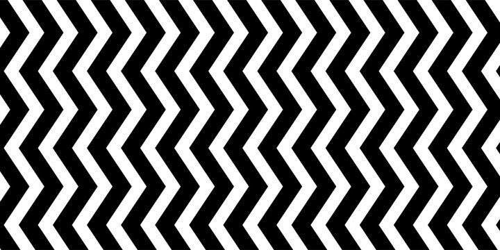 Black zig zag lines pattern vector design. Zig zag line isolated on white background.
