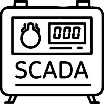 SCADA System Monitoring and Control Device Icon