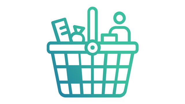 E-commerce store vector icon representing online shopping and digital retail business marketing with a clean storefront illustration for commercial analytics and web marketplace design.