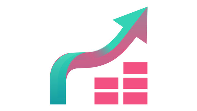 Comprehensive business marketing and data analytics vector icon with performance metrics and data visualization, designed for professional digital strategy and report illustration projects.