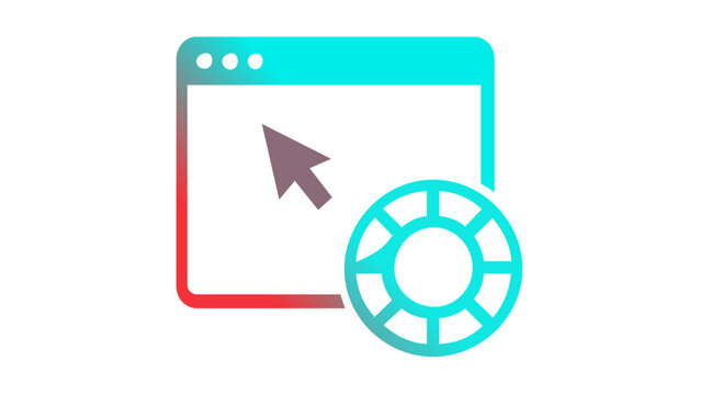 Modern UI UX design and web wireframing vector icon for business marketing analytics, featuring a minimalist illustration of user interface elements for professional digital product development.
