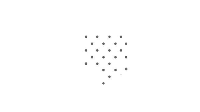 Geometric snack cracker with offset layer graphic design