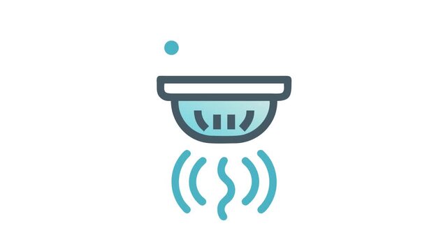 Abstract vector icon of a bathroom shower head