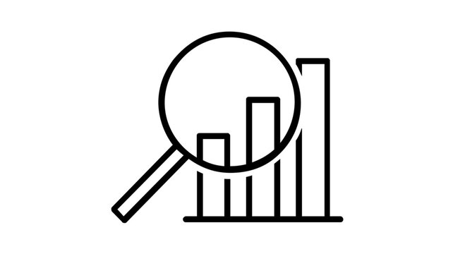 Actuarial science bell curve graph vector icon illustration for statistical data analysis showing normal probability distribution for finance banking investment and risk assessment.