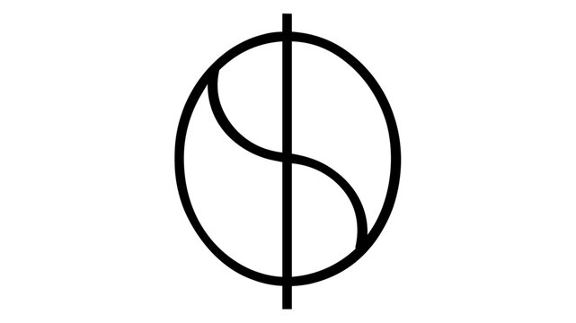 Modern stylized dollar sign vector icon featuring a clean line art design, ideal for financial institutions, banking apps, and investment portfolios, high quality flat graphic illustration element.