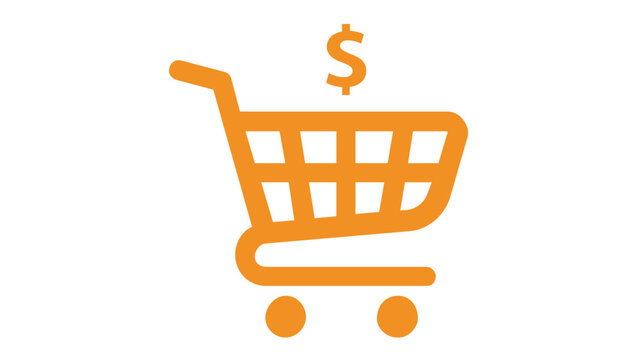 Modern ecommerce store vector icon illustration for business marketing strategy and retail analytics growth featuring a professional minimalist design for online commerce and digital sales.