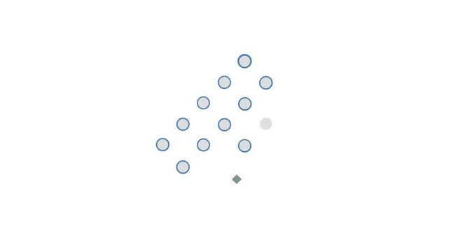 Flat illustration of blue sponge with white circles texture