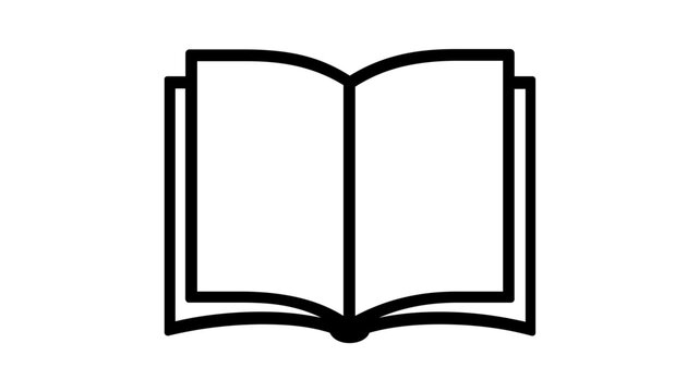 Open magazine showing a colorful two-page advertisement spread, a detailed flat vector icon illustration for print media marketing, publishing, and retail promotion in minimalist clean style.