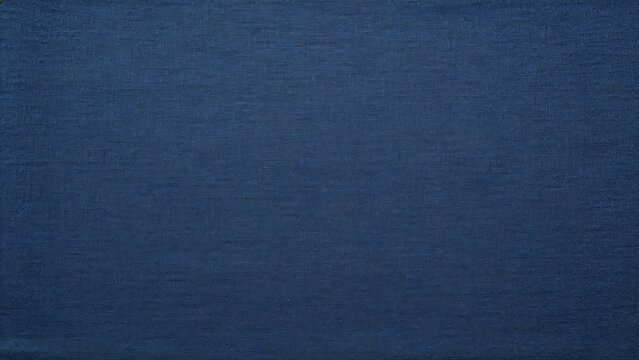 Flat dyed navy blue linen texture