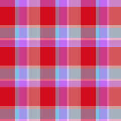 Fototapeta premium Vector Plaid Pattern Asymmetric Seamless 3x3
