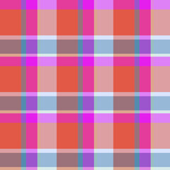 Fototapeta premium Vector Plaid Pattern Asymmetric Seamless 3x3