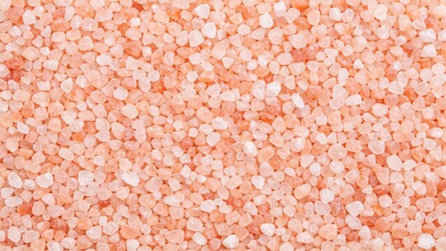 Flat raw pink Himalayan salt texture