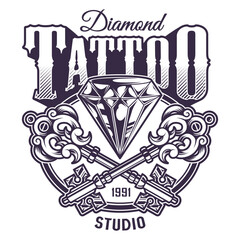 Obraz premium Diamond tattoo idea