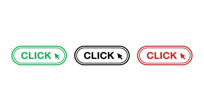 click buttons with arrow icons green black and red