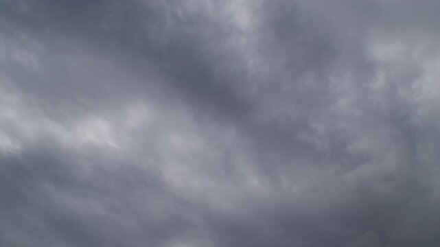 Clouds moving in a cloudy sky. Time Lapse