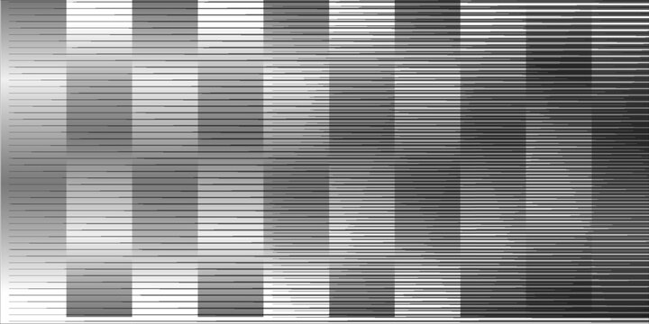 black and white striped halftone gradient fading linear