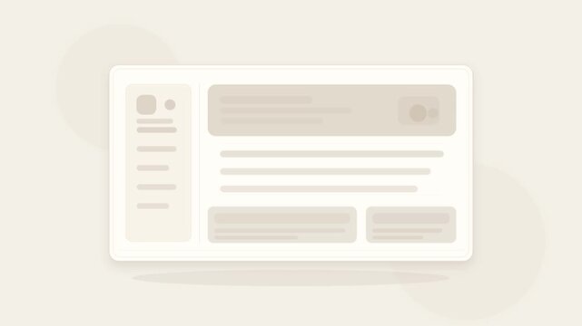 Minimalist Dashboard Interface Design Featuring Clean User Interface Layouts for Modern Web Applications