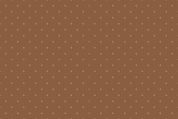 Seamless brown polka dot pattern with light tan spots. Warm minimalist geometric texture for digital backgrounds, fabric designs, paper crafts, and home decor © almamun366