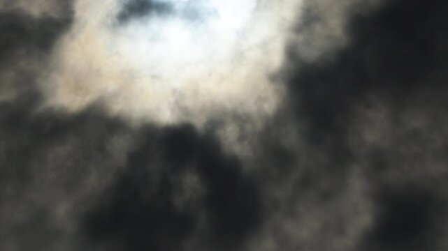 Clouds moving a cloudy day. Time Lapse
