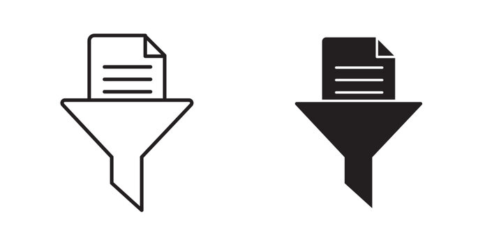 data filtering icon