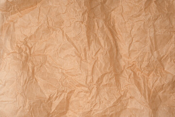 Obraz premium Crumpled paper as background. Top view.