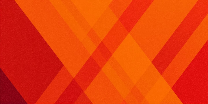 An abstract red and yellow geometric wallpaper featuring a seamless pattern of colorful triangles and orange mosaic shapes in a retro vector art style