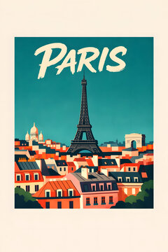 vintage paris poster