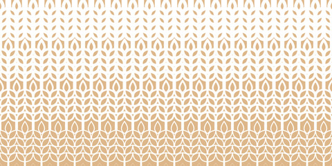 Wheat ears seamless pattern. Grain wheats, malts spik, oats, barley, rice, millet, maize, corn. Repeated beer background. Texture spikelet. Repeating design prints. Liaf patern. Vector illustration © Omeris
