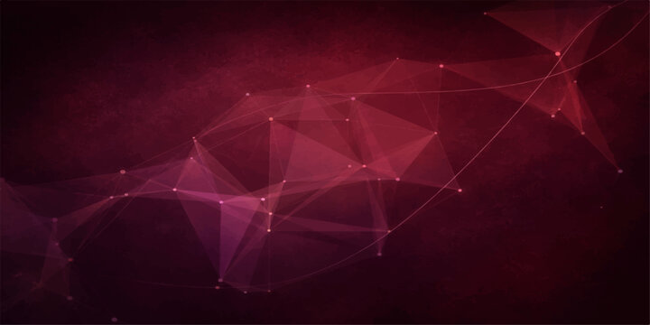 An abstract fractal background featuring a 3d glowing geometric heart with brilliant crystal diamond lines and luxury ruby gemstone shapes in a precious origami glass illustration design