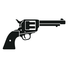 Fototapeta premium icon cowboy revolver vector illustration