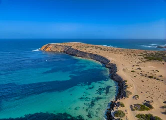 Aerial View of Scott Bay in Australia with Clear Blue Waters © Dario Bajurin