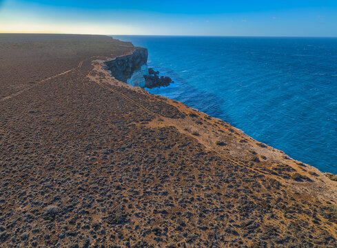 Coastal Landscape at Great Australian Bight Marine Park, Nullarbor