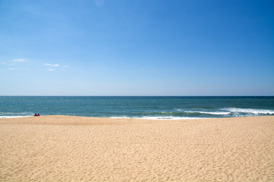 Atlantic Ocean in Espinho, Portugal