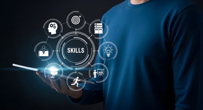 Skills development and training concept