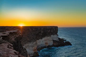 Sunset Over the Cliffs at Nullarbor, Australia © Dario Bajurin
