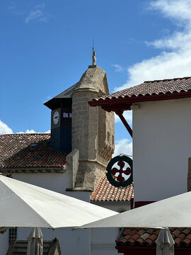 clocher de l'&Eacute;glise Notre-Dame-de-l'Assomption de Bidart