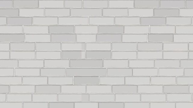Close-up of white brick wall with subtle grout lines and minimalist texture