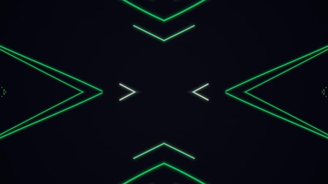 Black Green Galaxy Dots with Aurora Borealis Abstract Motion Background Loop, 2K Seamless Video Footage for Creative Art and Design v20260504203635