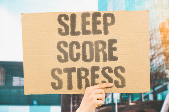 "Sleep Score Stress" Daily sleep scores gamify rest and produce stress rather than restfulness. SLEEP. SCORES. GAMIFY. STRESS. RESTFULNESS.